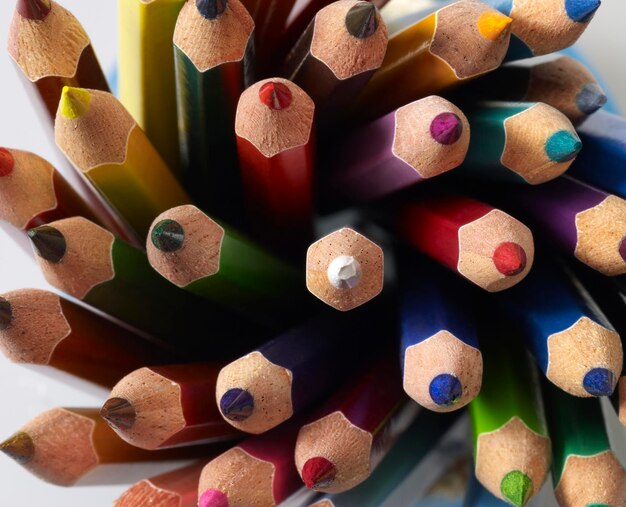 colored pencil tips