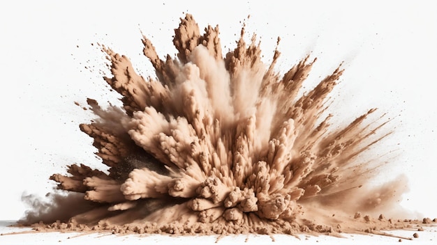 写真 色の粉の爆発の背景に抽象的なクローズアップ塵