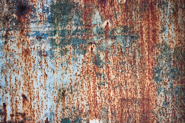 Colored rusty metal background