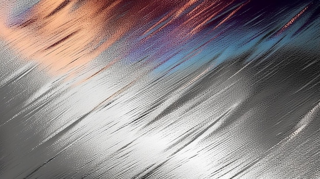 Фото Текстура цветной серебряной фольги сияющий фон или фон