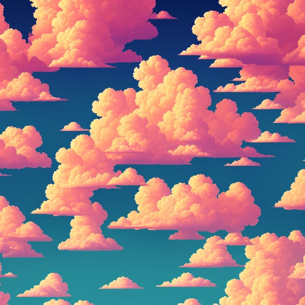 色の空