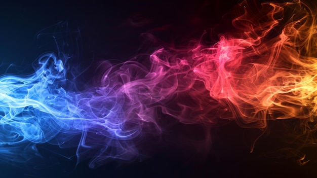 colored smoke background
