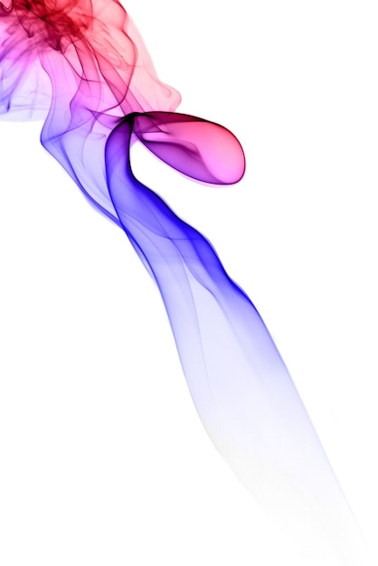 Photo colored smoke isolated