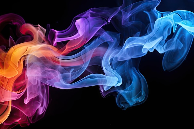 Colored smoke