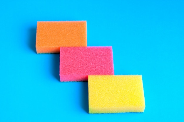 Photo colored sponges