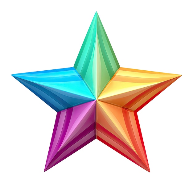 Colored Star