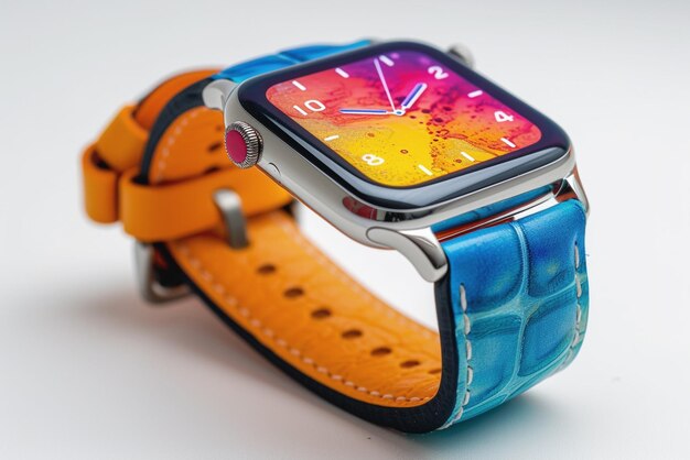 a coloreful smartwatch