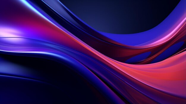 Colorful 3d render geometric wave background abstract motion blur wallpaper