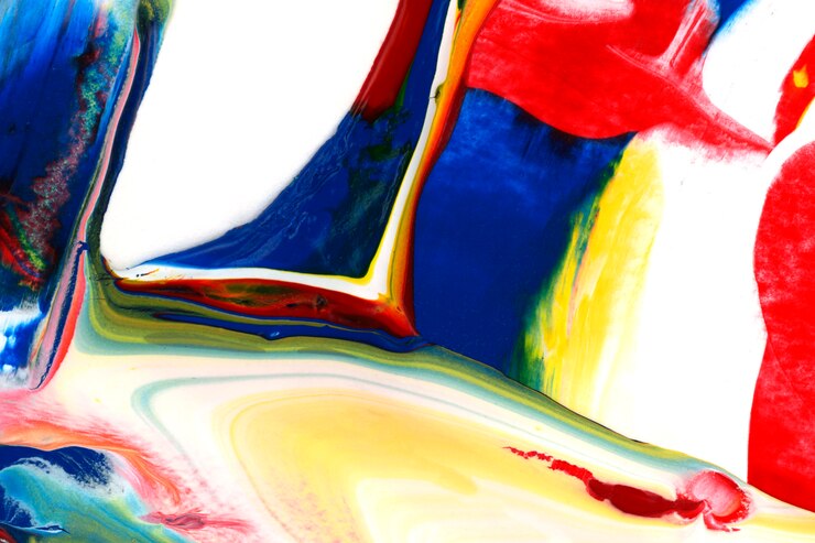 Photo colorful abstract acrylic painting background