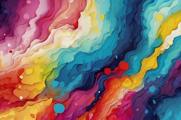 Colorful Abstract background and banner wallpaper ai generated