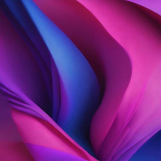 A colorful abstract background of a blue pink and purple colored material