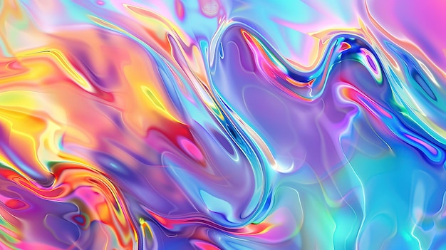 Colorful abstract background of the flowing liquid Liquid marble pattern