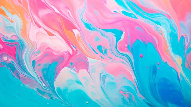 colorful abstract background fluid texture generative AI