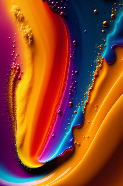 Colorful abstract background generated ai