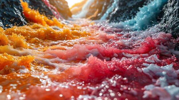 Colorful abstract background Water wallpaper