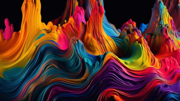 A colorful abstract background with a black background and a black background.