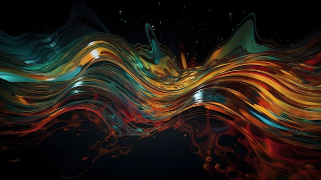 A colorful abstract background with a black background and a black background.