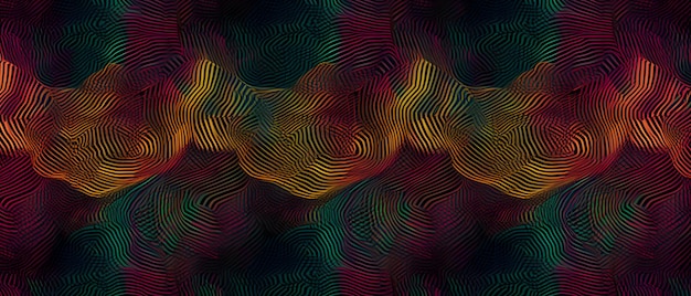 Photo a colorful abstract background with a black background and a green and red swirls.