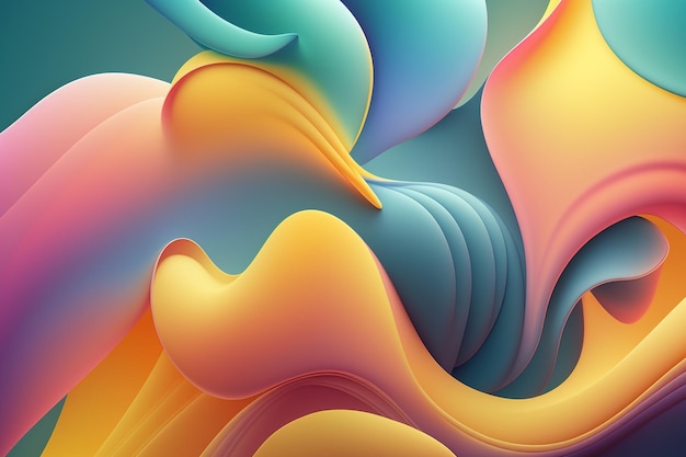 A colorful abstract background with a blue and orange background.