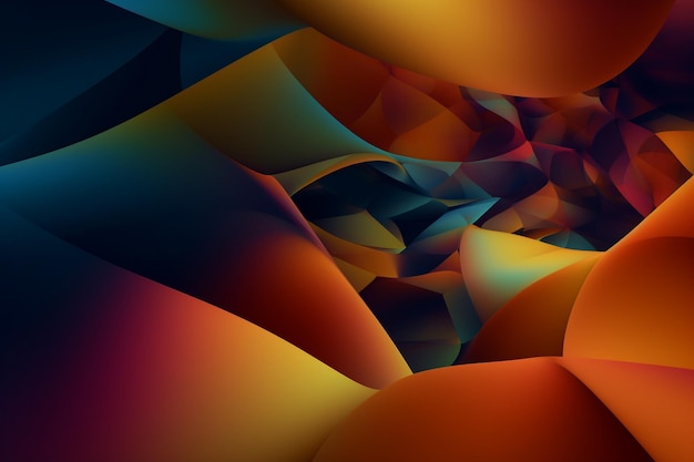 A colorful abstract background with a blue and orange background.