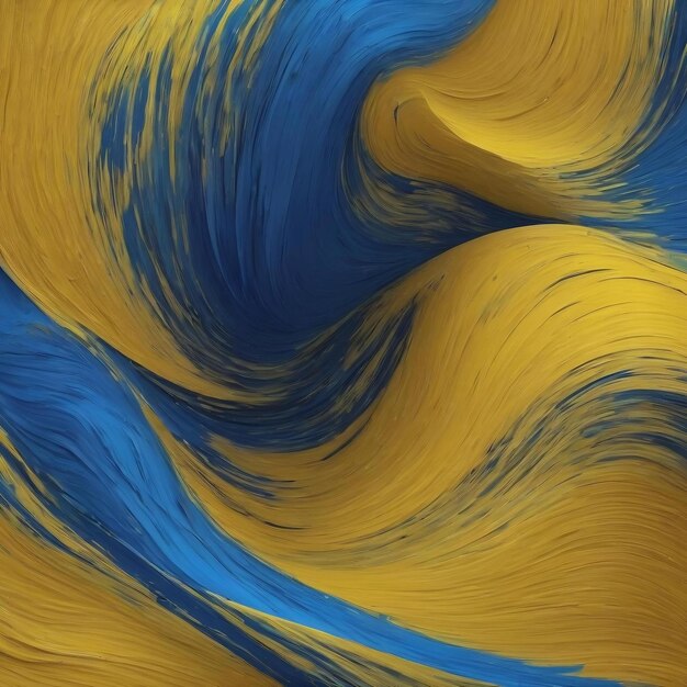 A colorful abstract background with a blue and yellow pattern