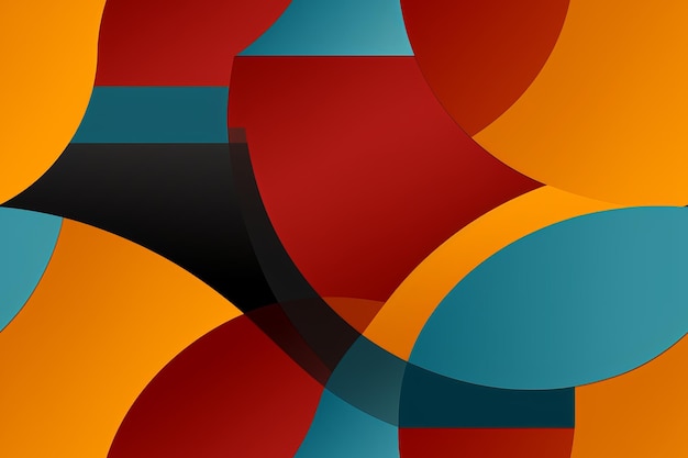 a colorful abstract background with circles and shapes