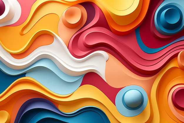 a colorful abstract background with a colorful pattern in the middle