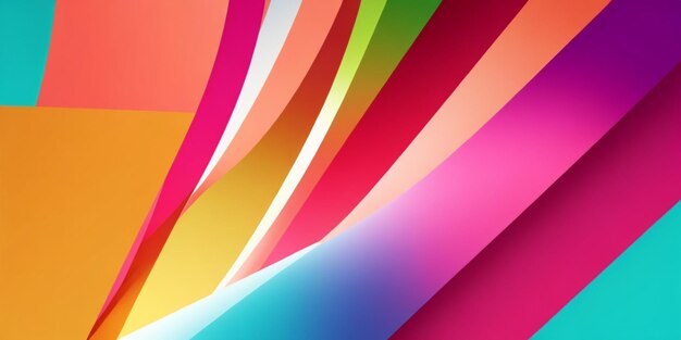 Colorful abstract background with curved lines Vector illustration for your design