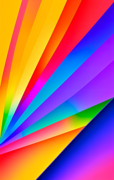 A colorful abstract background with a diagonal pattern of different colors Generative AI