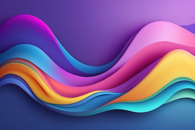 Colorful abstract background with gradient color