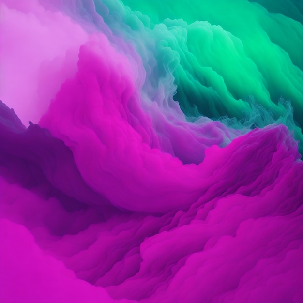 A colorful abstract background with a green and purple background.
