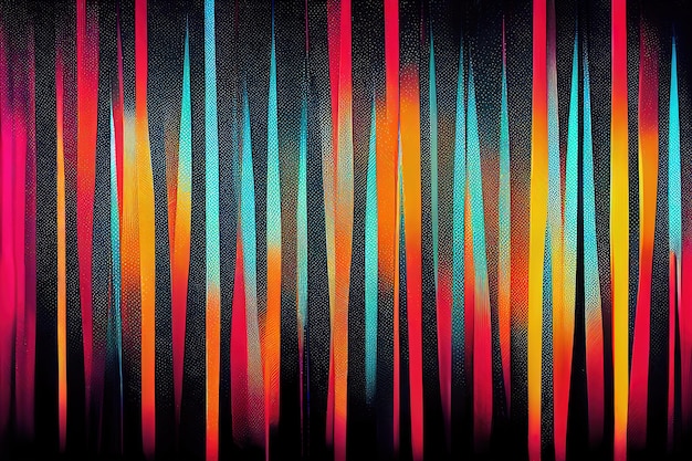 Photo colorful abstract background with multiple colors lines