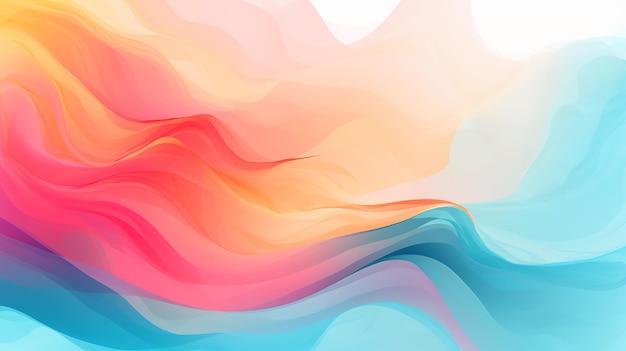 Colorful abstract background with pastel color generative ai