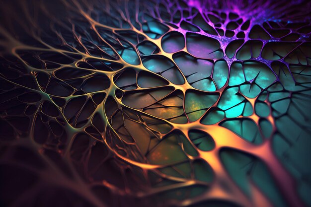 A colorful abstract background with a pattern of lines and colors.