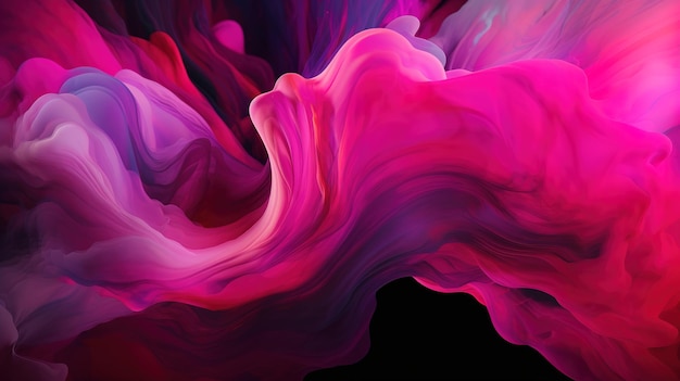 A colorful abstract background with a pink swirl.