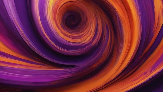 A colorful abstract background with a purple and orange swirl