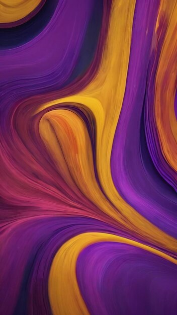 A colorful abstract background with a purple and yellow swirls