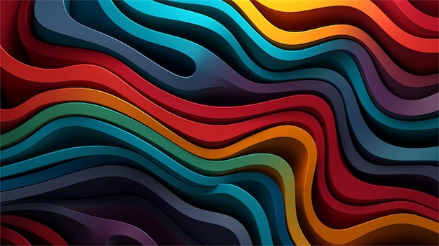 Colorful abstract background with a rainbow pattern