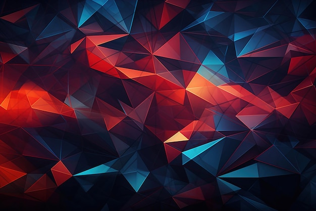 Photo a colorful abstract background with a red and blue geometric pattern