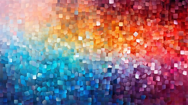 Colorful abstract background with squares Vector illustratio