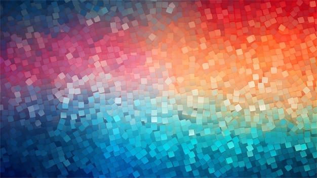 Colorful abstract background with squares Vector illustration