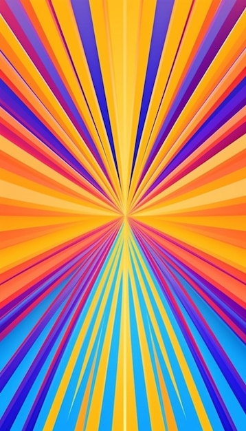 A colorful abstract background with a sun burst generative ai