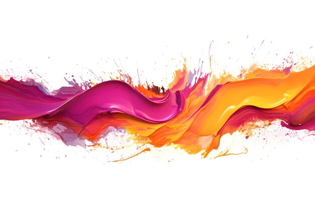 A colorful abstract background with a swirl of paint and a purple and orange color.