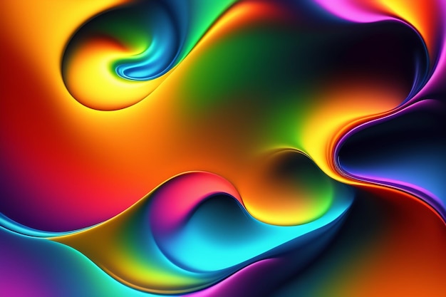 A colorful abstract background with a swirly design.