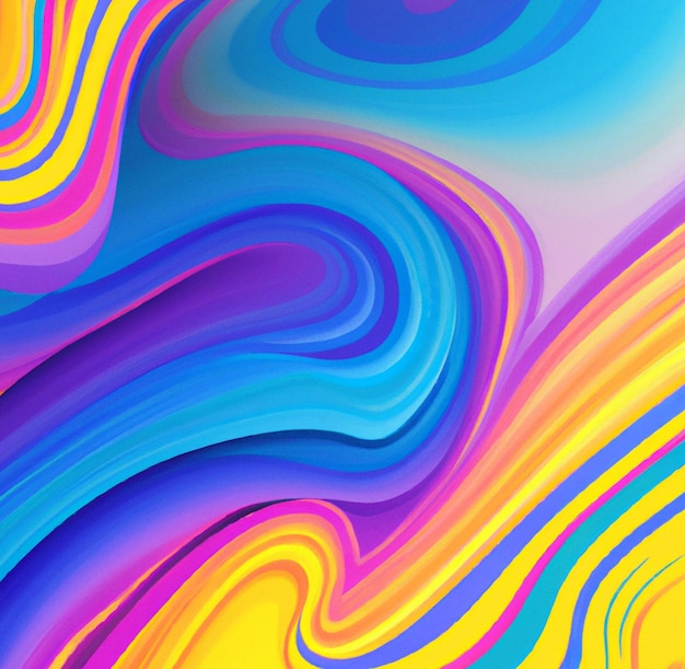 A colorful abstract background with a swirly design.