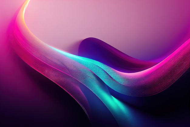 Colorful abstract background with waves art pattern