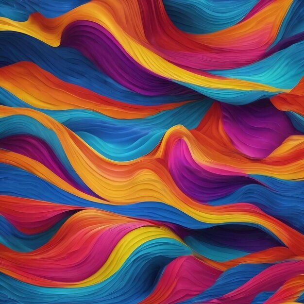 Colorful abstract background with waves art pattern