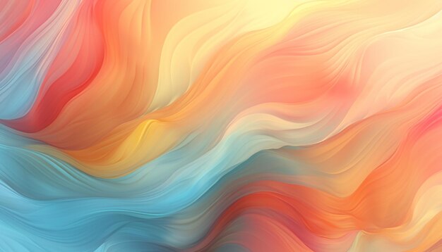 Colorful abstract background with waves