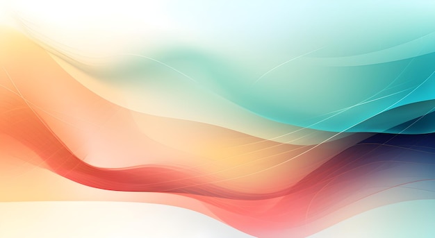 A colorful abstract background with a wavy line.