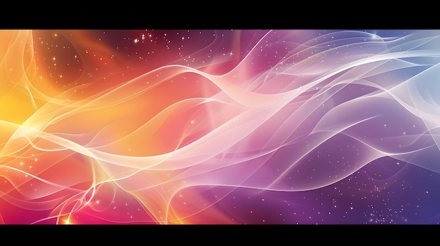 Colorful abstract background with wavy lines